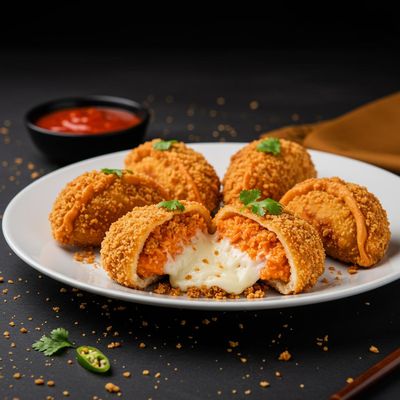 Chicken Kurkure Crispy Cheese Momos